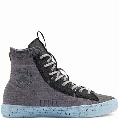 Converse Chuck Taylor All Star Crater - Naisten Matalavartiset Tennarit - Mustat/TummanHarmaat